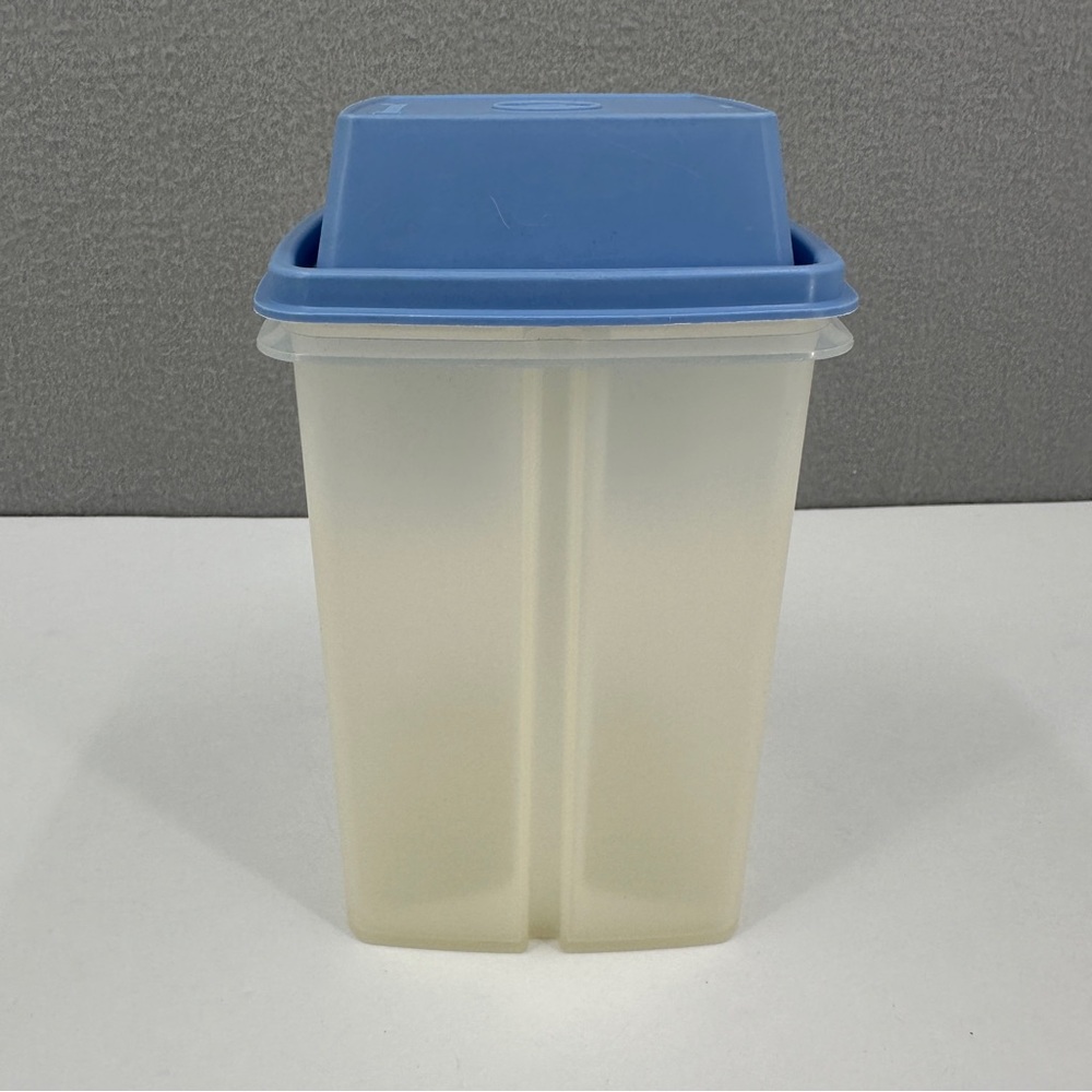 Vintage Tupperware 3 Pc Pickle Keeper Blue Lid 1560-3 1562-4 1561-6 Pick-a-Deli - Picture 3 of 13